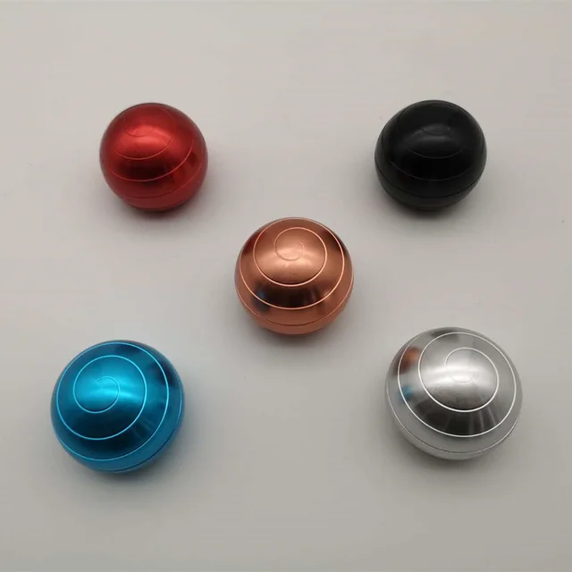38mm Decompression Rotating Spherical Gyroscope Desktop Office Desk Fidget Toys Optical Illusion Flowing Finger Toys Adult Gifts 6