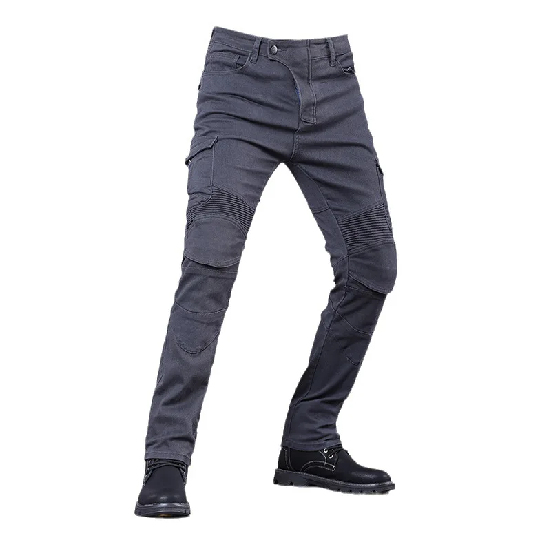

Motorcycle Riding Denim with Protective Gear Racing Pants