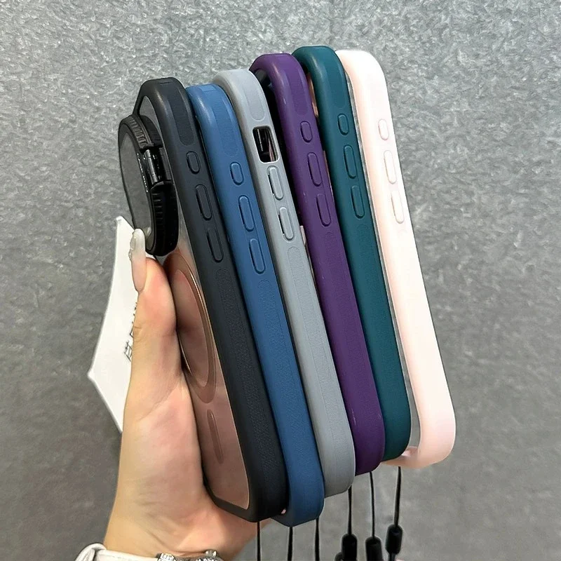 Premium Lanyard MagSafe Phone Case with Magnetic Holder & Bumper Cover