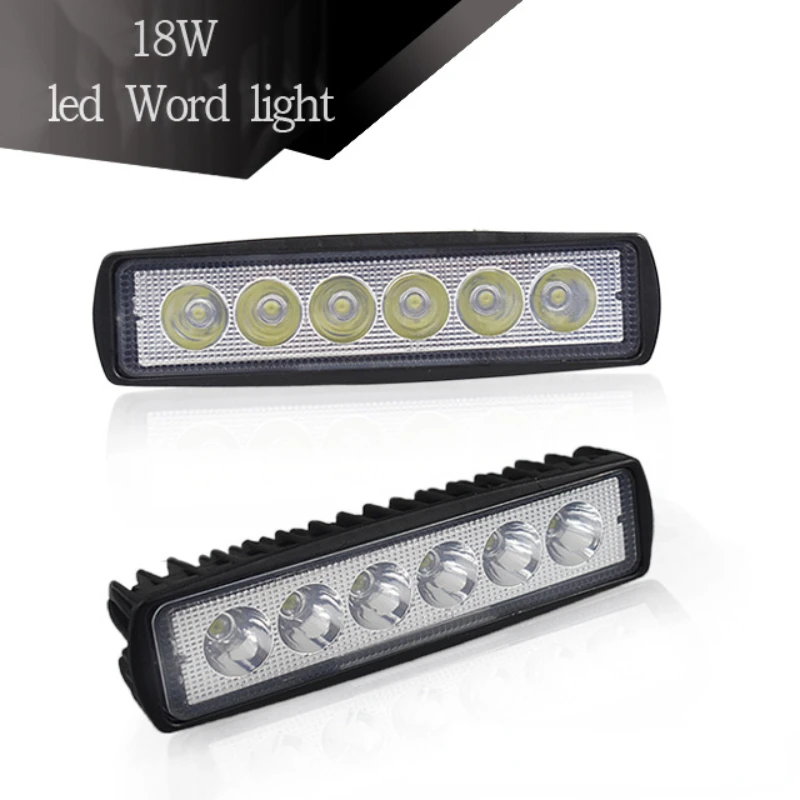 

18W thin LED Automobile Working Lamp Spotlight Engineering Auxiliary Lamp Cross Country Lamp Excavator Lamp