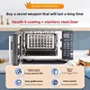 Zz microwave oven steaming oven all-in-one machine household stainless steel liner smart small flat 3