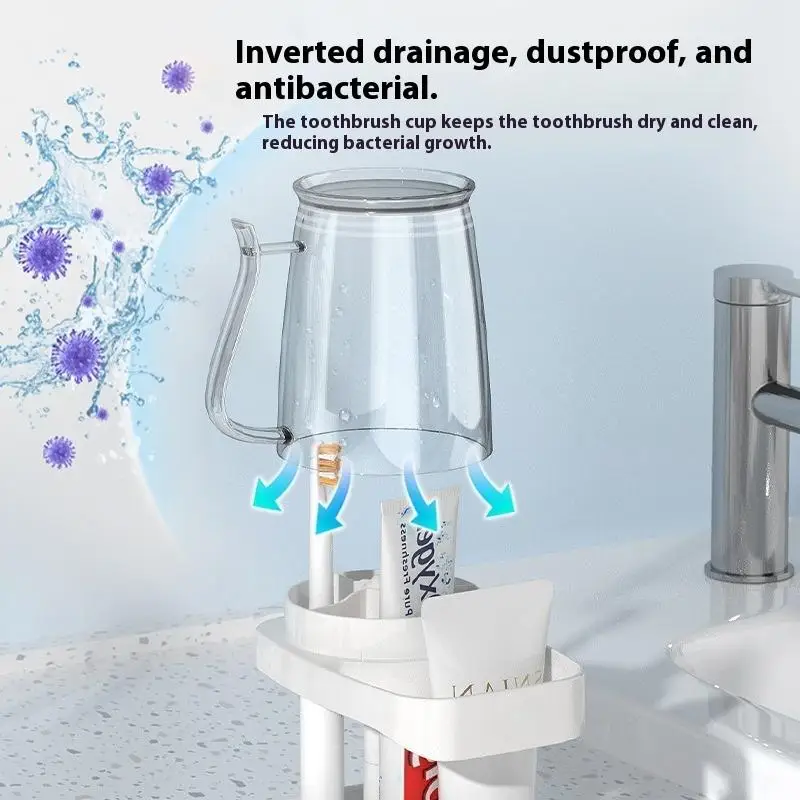 Set accessori bagno con bicchiere portaspazzolini e risciacquo_voghion.com
