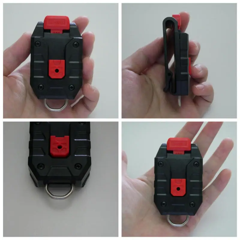 퀵 릴리스 클립 카라비너 홀스터가 있는 줄자 홀더, 목수 DIY 공구 홀스터