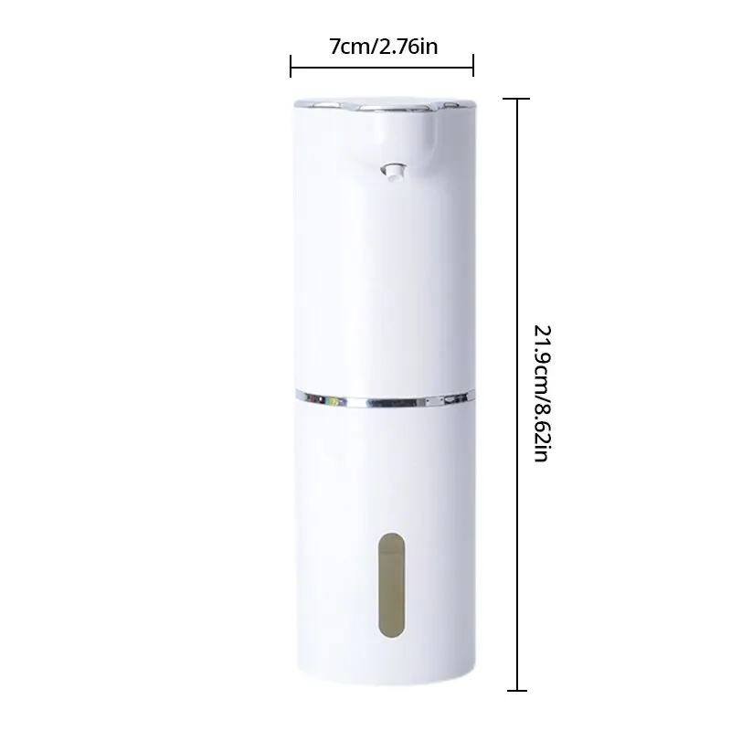 1PC White 300ML Automatic Foam Soap Dispensers Smart Foam Machine Infrared Liquid Soap Dispenser Pump Hand Sanitizer 6