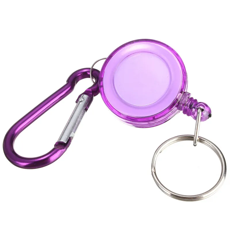 

3pcs/lot Retractable Badge Reels for Work Card Case Clip Employee's Card Lanyard Rope ID Pass Bus Card Sleeve Clip Accessories