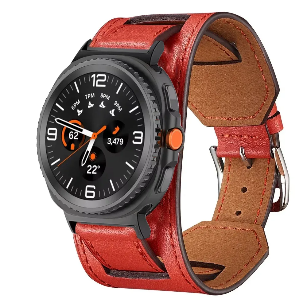 Luxurious Leather Bracelet Band for Smartwatches - Comfortable and Stylish