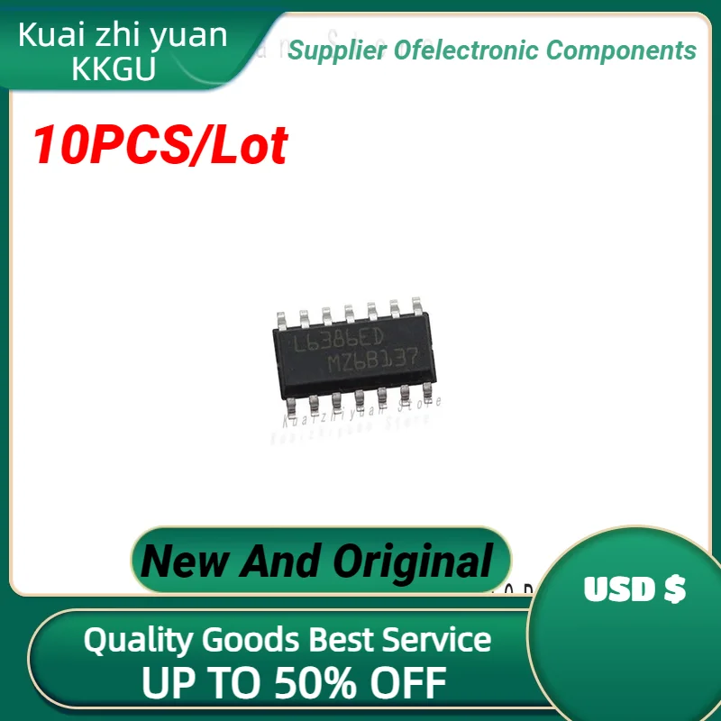 

10PCS/Lot New And Original L6386ED High And Low Voltage Driver Chip. A Maximum Voltage 600V SOP14 Package SOP-14 L6386ED013TR