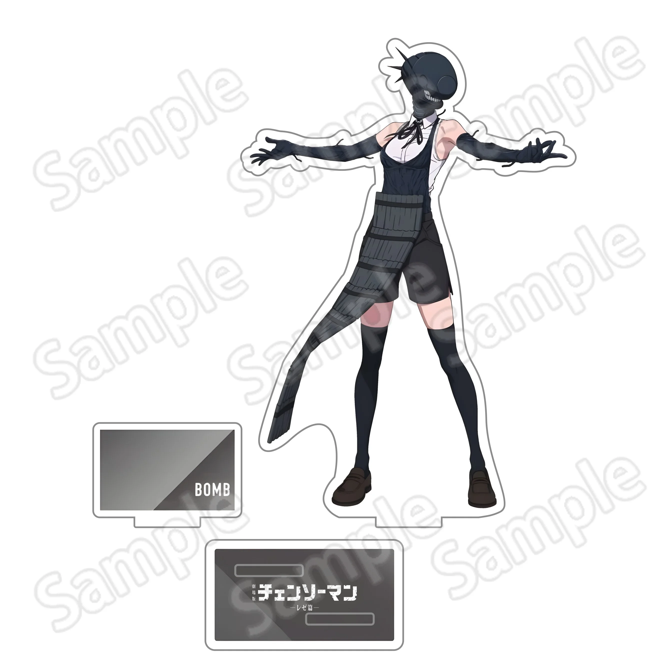 Chainsaw Man 15CM Doppelschlitz-Acrylständer Anime-Figur Desktop-Dekoration Otaku-Fans Sammlerstück Geschenkmodell Spielzeug – Detail 8