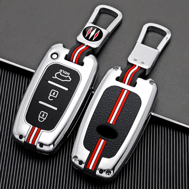 Premium Zinc Alloy Car Key Case - Elegant and Durable Design