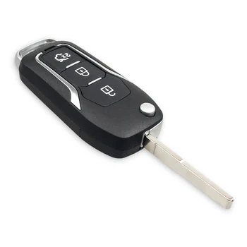 Chiave telecomando per Ford Mondeo Focus Fiesta C Max S Max Galaxy - KEYYOU 3 pulsanti Keyless Entry Fob Car Remote Key 3 pulsanti per Ford Mondeo Focus