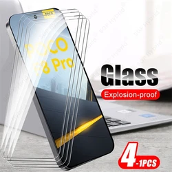 Premium 9H Tempered Glass Full Screen Protector Film - 4Pieces (Transparent)