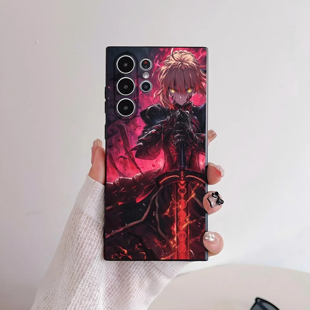 Fate Zero Stay Night S-Saber Handyhülle für Samsung Galaxy S25 S24 S22 S23 Ultra S21 S20 Plus Frosted Non-Slip Full Soft Cover – Detail 11