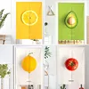 Fruit Lemon Avocado Tomato Door Curtain Ins Noren for Bedroom Living Room Home Decor Japanese Short Kitchen Door Curtains Linen 1