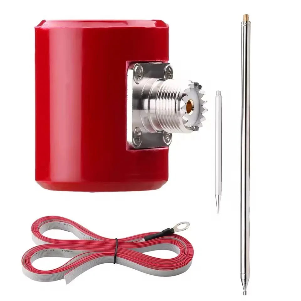 5M/16.4 FT QRP Antenna 14M-30MHz 300W HF Antenna Stainless Steel 1/4 Wavelength