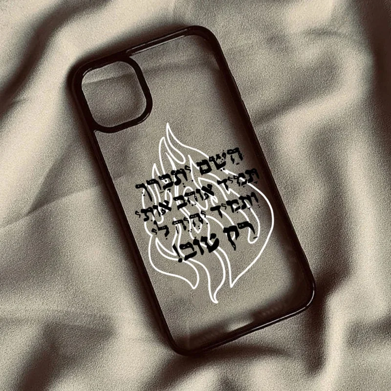 Modische schwarze Flammenmuster-Handyhülle für iPhone 17 16 16E 15 14 13 12 11 Pro Max 16 Plus 17 Air stoßfeste klare Hartschale – Detail 9