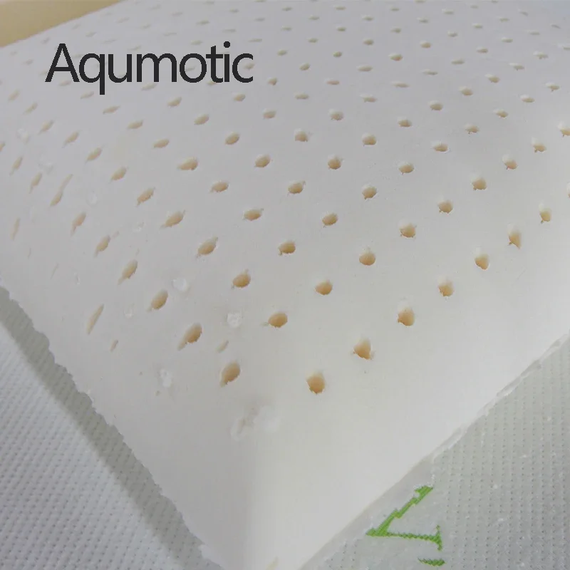 Aqumotic Natural Latex Throw Pillow Standard for Couch Cushion 1pc 35cm 40cm 45cm Multi Size Square Organic Breathable Pillows