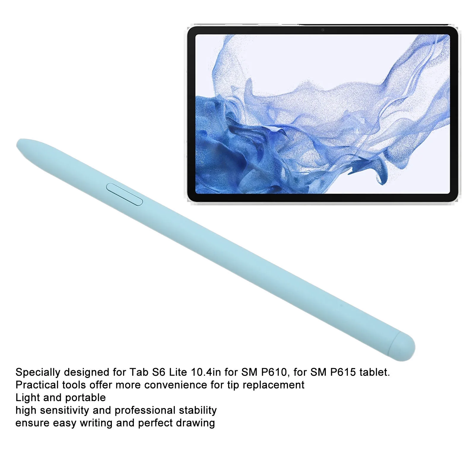 Stylus Pen Compatible for Samsung Galaxy Tab S6 Lite P610 P615 Tablet Stylus