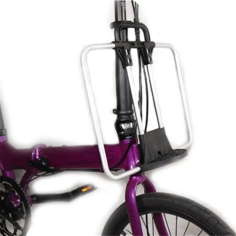 【最軽量262g】 チタンフロントラック ツヤなし ブロンプトン ブロンプトン自転車に適した超軽量チタン合金フロントラック,約