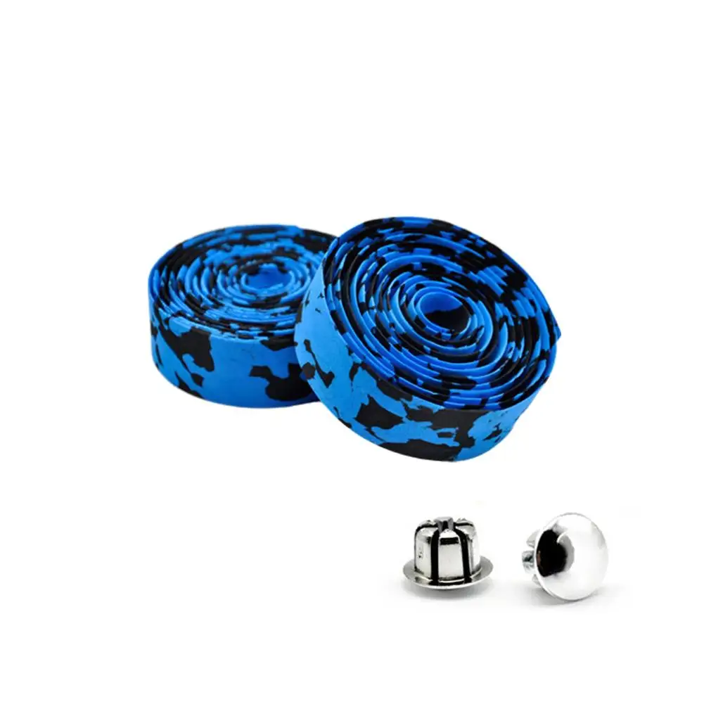1 Pair Road Bike Handlebar Tape Camouflage Stretch Cycling Wicking Sweat Cork