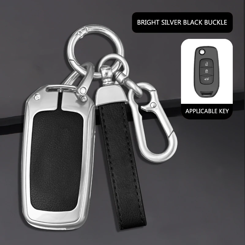 

Zinc Alloy Car Key Fob Case Cover For Renault Kadjar Captur Megane Sandero Stepway Logan Clio 5 Arkana 2020 2021 Auto Accessory