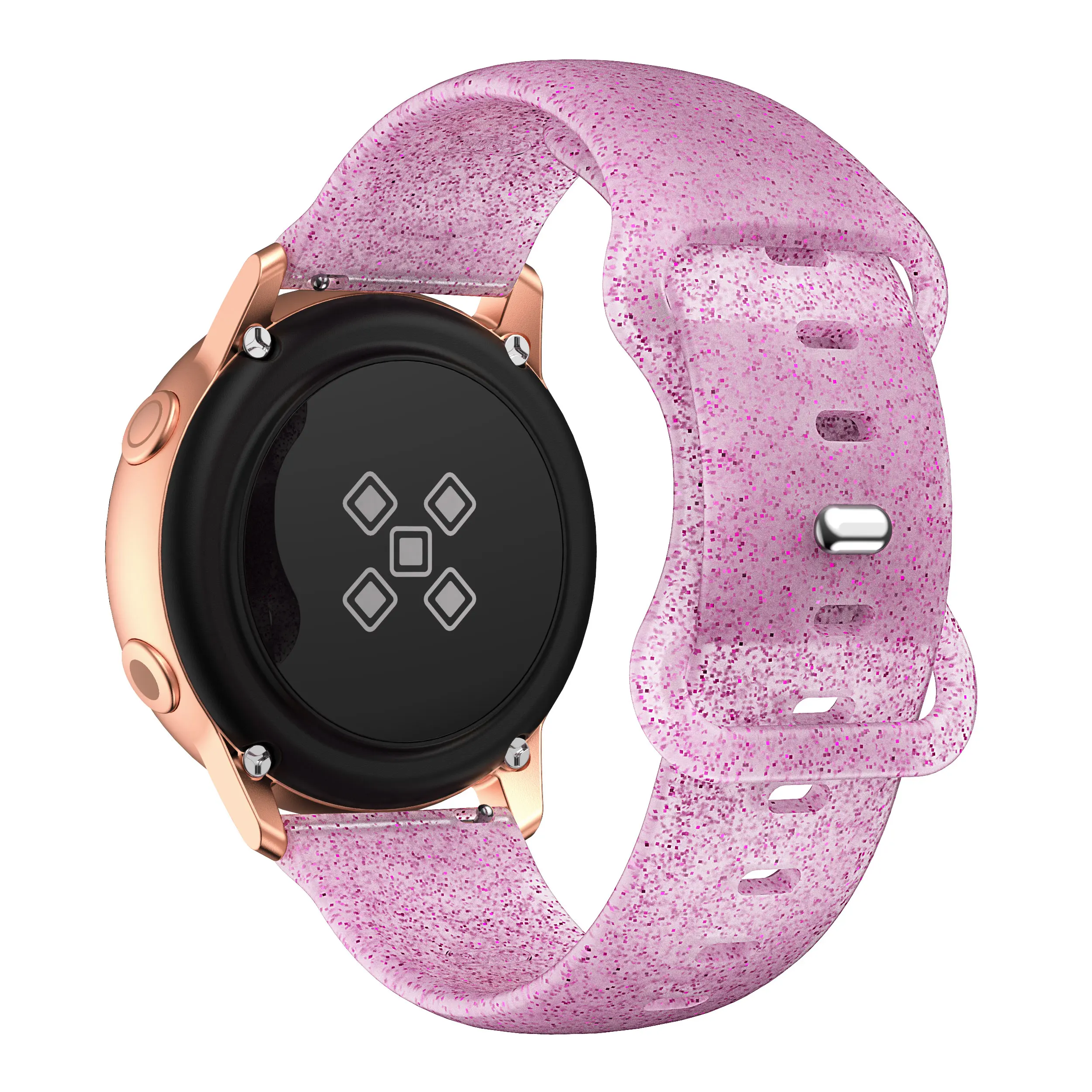 Luminous Glow Silicone Sport Wristband Bracelet, 20mm Strap