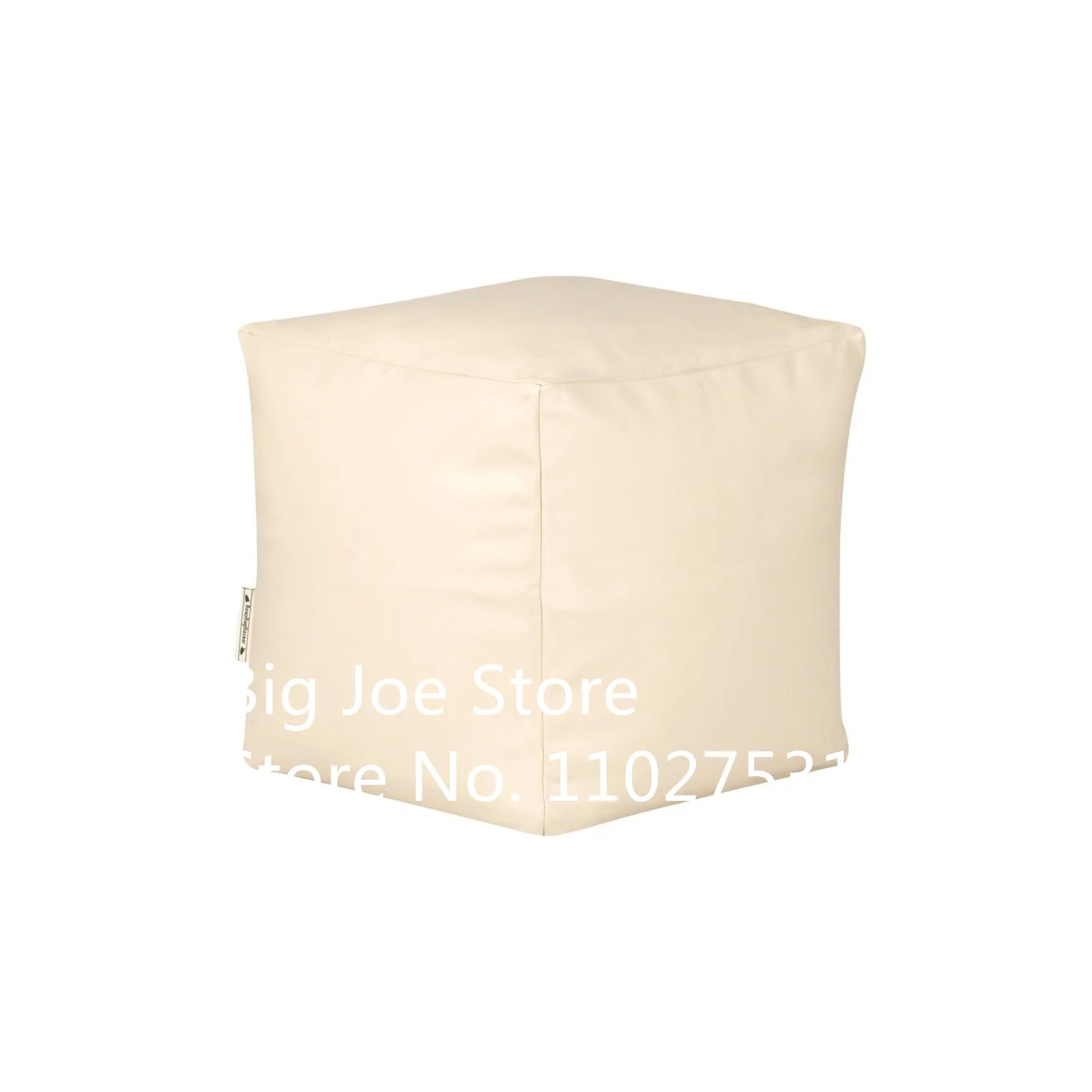 waterproof outdoor beanbag footrest Large Storage Faux Leather Bench Box Footstool cream Ottomans Pouf