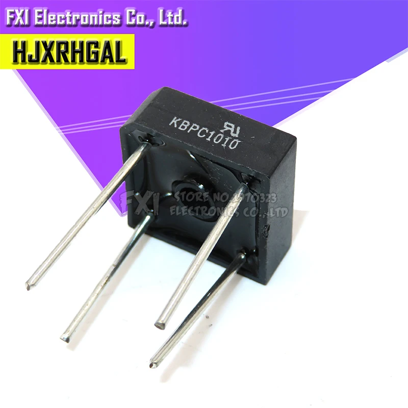 Ponte Raddrizzatore Monofase KBPC5010 50A 1000V, Custodia Metallica, 5 O 10 Pezzi