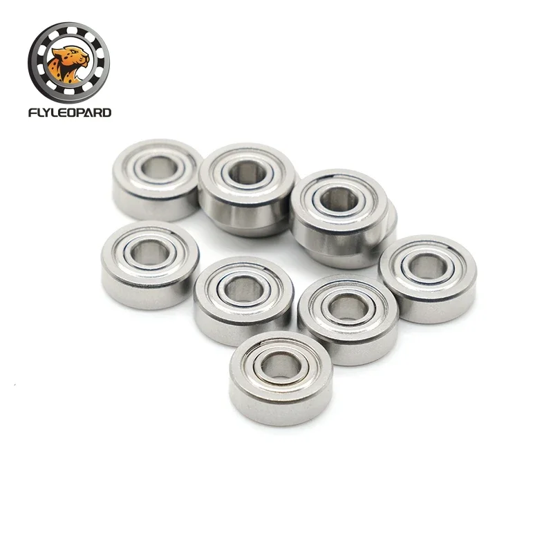 605ZZ 5x14x5 mm ASBEC-7 Deep Groove Ball Bearing 2Pcs Miniature Bearing R-1450ZZ