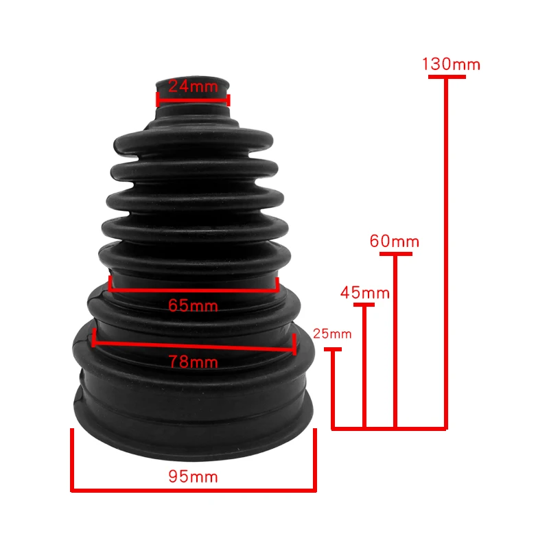 Universal Silicone Outer CV Boot Constant Flexible Velocity Joint Dust Cover cv boot dust cover