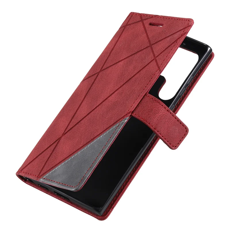Ledertasche Schutzhülle für Samsung Galaxy S23 S24 Ultra S24 S23 Plus Stand Flip Wallet Case_voghion.com