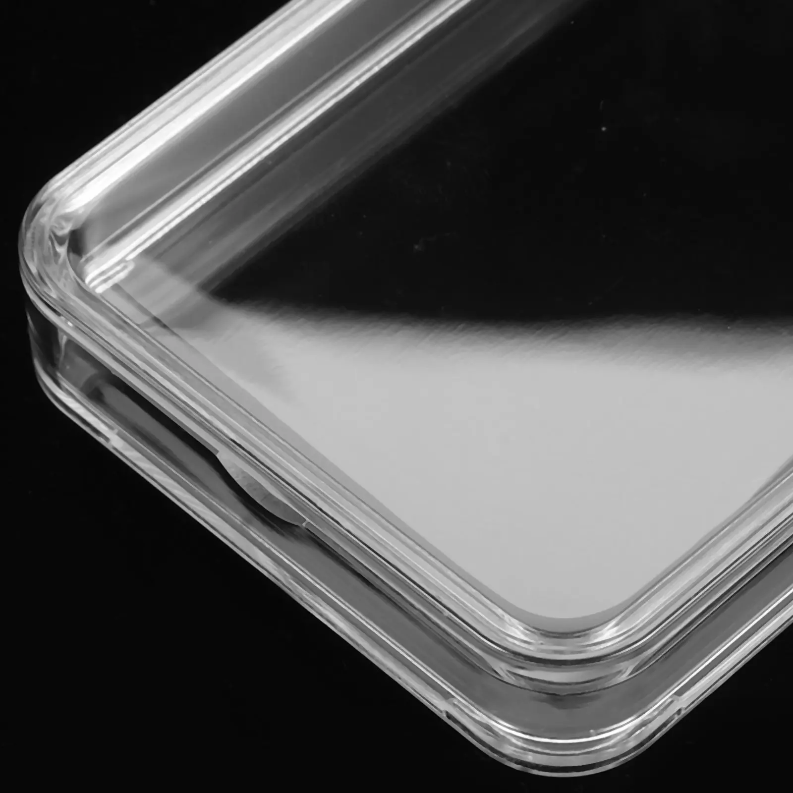 수집가를 위한 4Pcs 투명 동전 홀더 상자 강력한 파손 저항력 정밀 디테일 디자인 동전 수집 보관 케이스