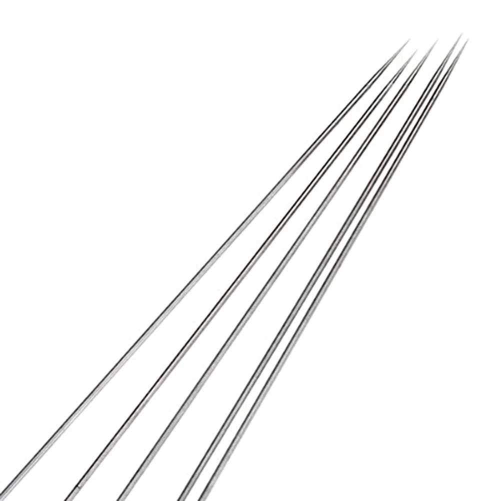 에어 브러시 깍지 팁 교체용 스테인레스 스틸 바늘 교체, 03mm, 5 개