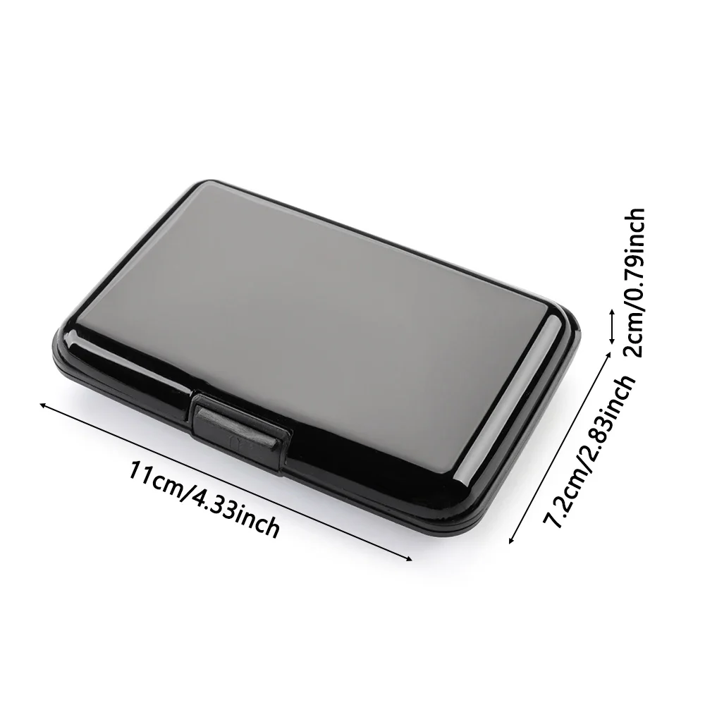 Aluminum Anti-Theft Wallets RFID Blocking Credit Card Holder RFID Wallet Metal Waterproof ID Card Case Coin Purse for Men Women wallet card holder card holder coin purse credit card holder