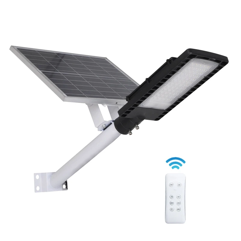 

SZYOUMY Black Casing Solar Led Street Light With Lens Waterproof IP66 Remote Control 60W 120W 180W Led Solar Lamp