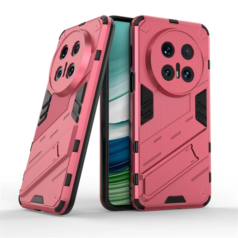 Magnetic Armor Shockproof Phone Case with Kickstand and Back Cover Coque s
