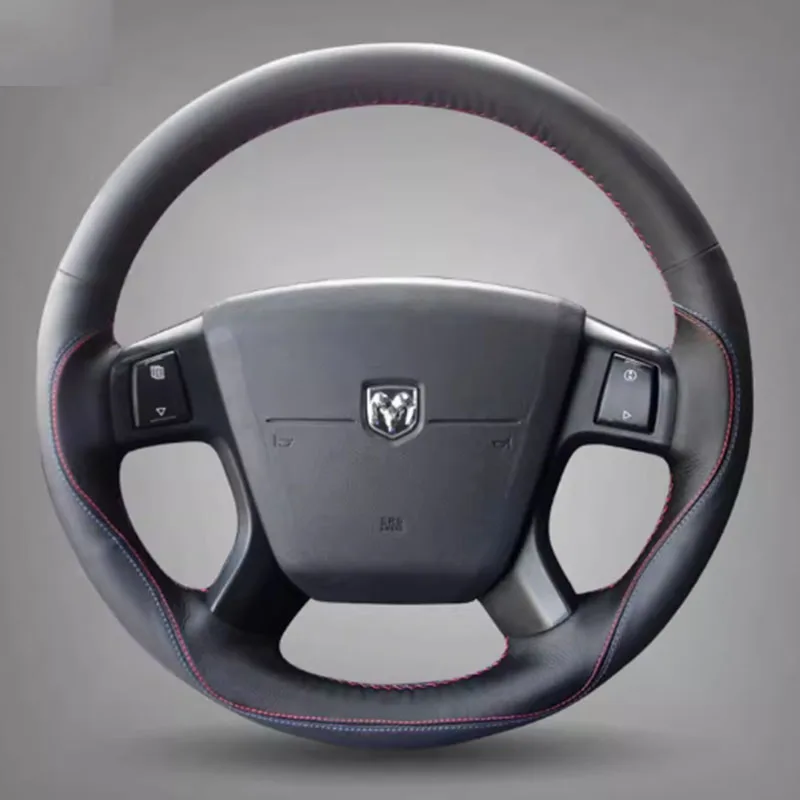 

Для Dodge JCUV Journey 2009-2011 DIY Ручная строчка Высококачественная Нескользящая натуральная кожа спортивный стиль