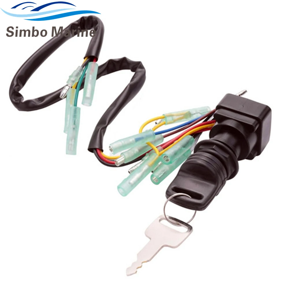 Kit D'interrupteur D'allumage Pour Moteur Hors-bord Yamaha - Réf. 703-82510-43 - Boîtier De Commande Avec Clé, Démarrage Fiable Et Installation Facile