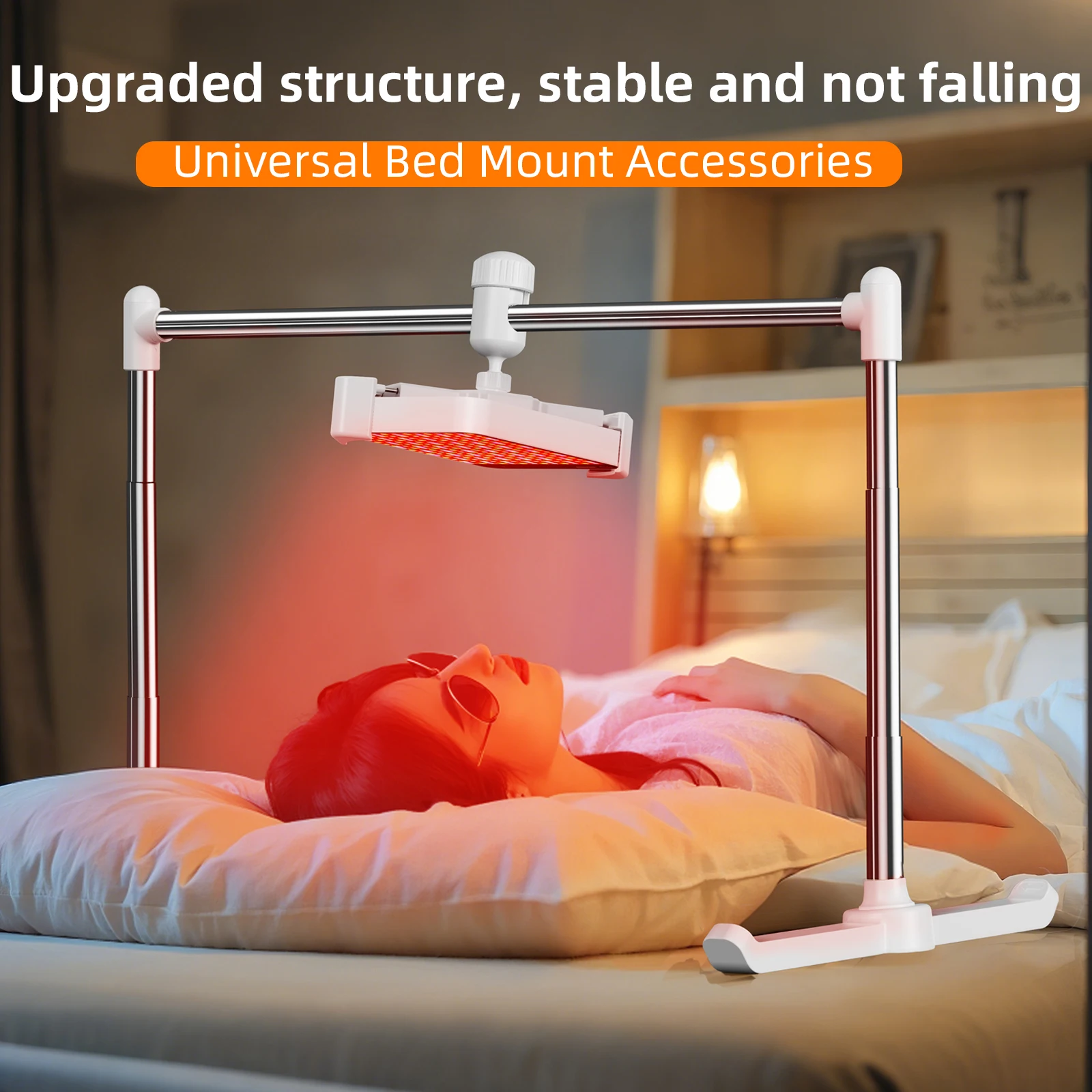 Eary Tablet Stand Holder for Bed 360 Rotate Adjustable Height and Width Exideal/SEAYEO Beauty Device Bracket for iPad Sofa Desk