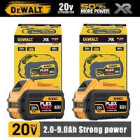 Batterie d'outil électrique DeWalt 20V/60V 9.0Ah 100% originale DCB206 DCB205 DCB200 DCF887 DCG405 DCD791 DCF922 DCF850 DCD805 1