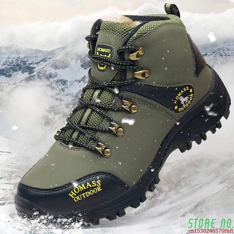 

Men Waterproof Hiking Shoes Breathable Combat Army Tactical Boots Outdoor Sports Trail Climbing Shoes Non-slip Trekking Sneakers