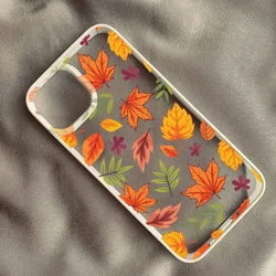 Luxury Maple Leaf Phone Case - Shockproof Soft Cover - iPhone XS Max (Style 2)