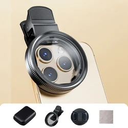 Advanced 52mm Circular Polarizer Lens Filter with Clip (Black)