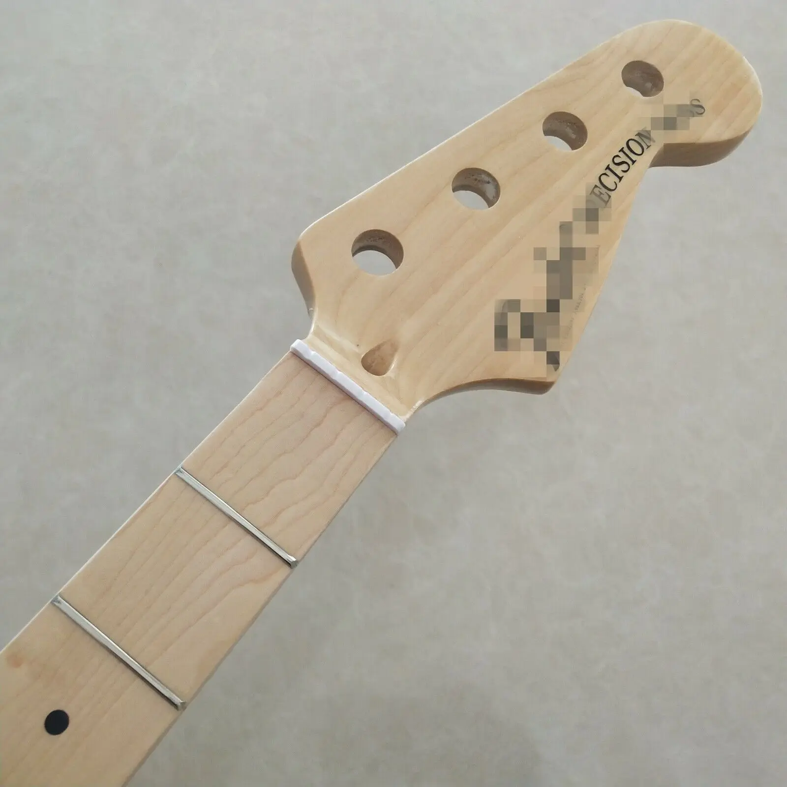 

Gloss Maple P bass guitar neck parts 20 fret 34inch Maple Fretboard dots Inlay