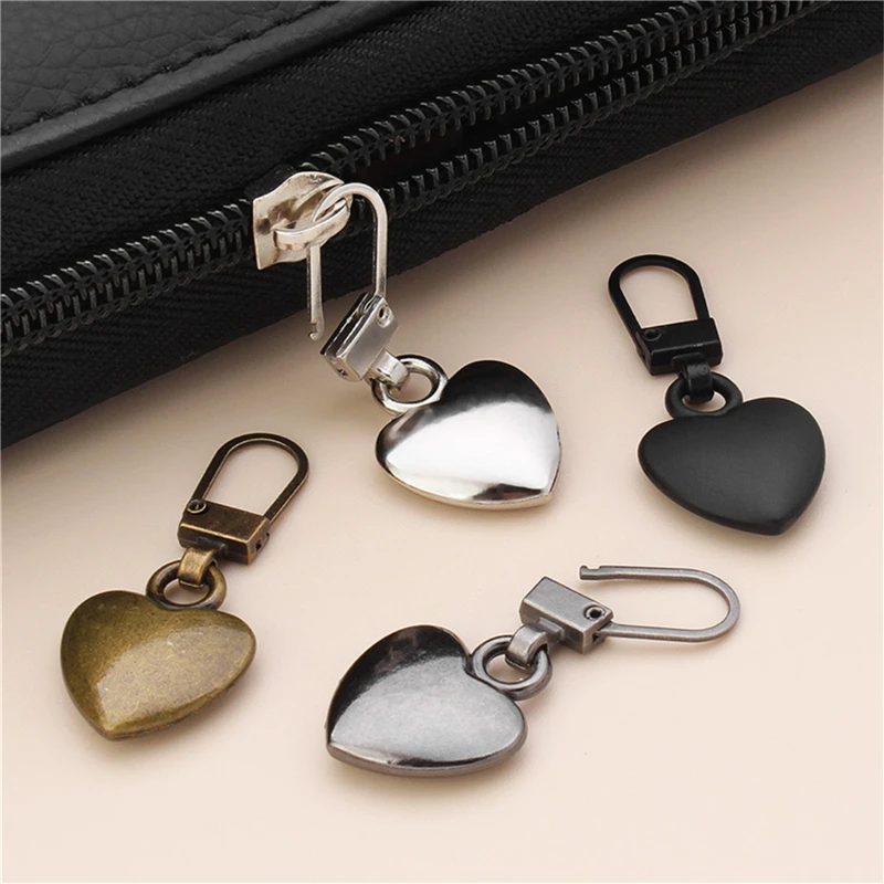 8 Pezzi Cursore Cerniera in Metallo con Ganci Apribile, Cerniera Lampo Sostituzione in Pelle per Valigie, Zaini, Giacche e Borse, Chiusura Zip Riparazione Accessori