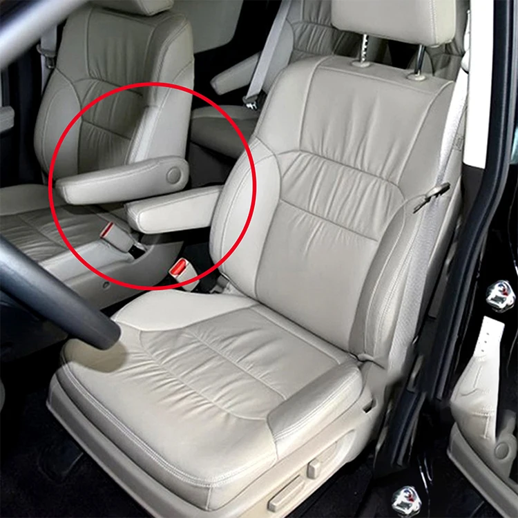 2 Stück für Honda CRV CR-V 2010 2011, Auto-Seitensitz-Armlehnenabdeckung, Mikrofaser-Leder, Original-Kurven-Replikation – Detail 1