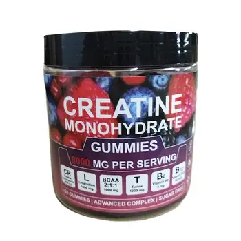 Creatine Gummies With Vitamins For Muscle Growth Chewable Supplement For Pre Workout Energy & Post Recovery Endurance Boost