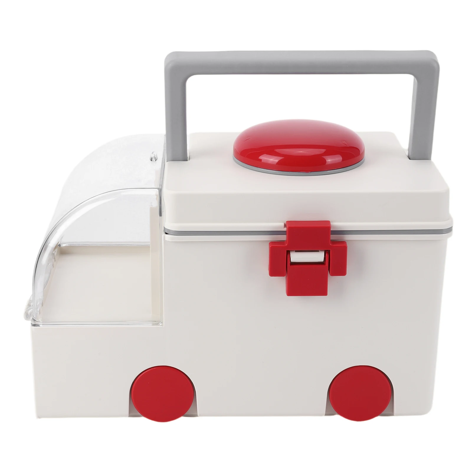 Car-Shaped Household Medicine Box Large Capacity Plastic First Aid Kit Medicine Classification Storage Case for Room Decor