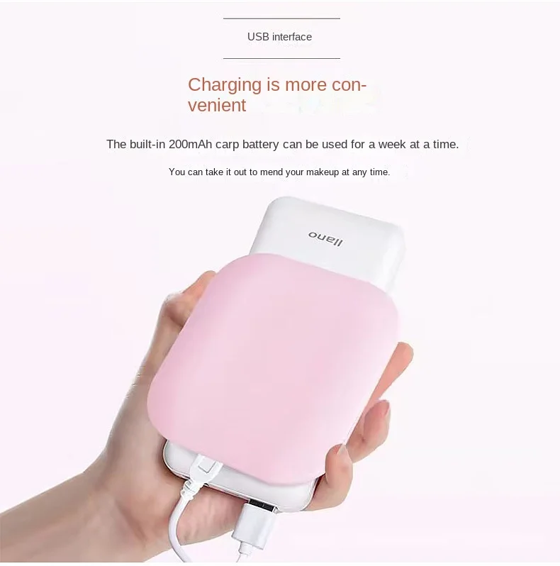 Mini LED Folding Makeup Mirror 3