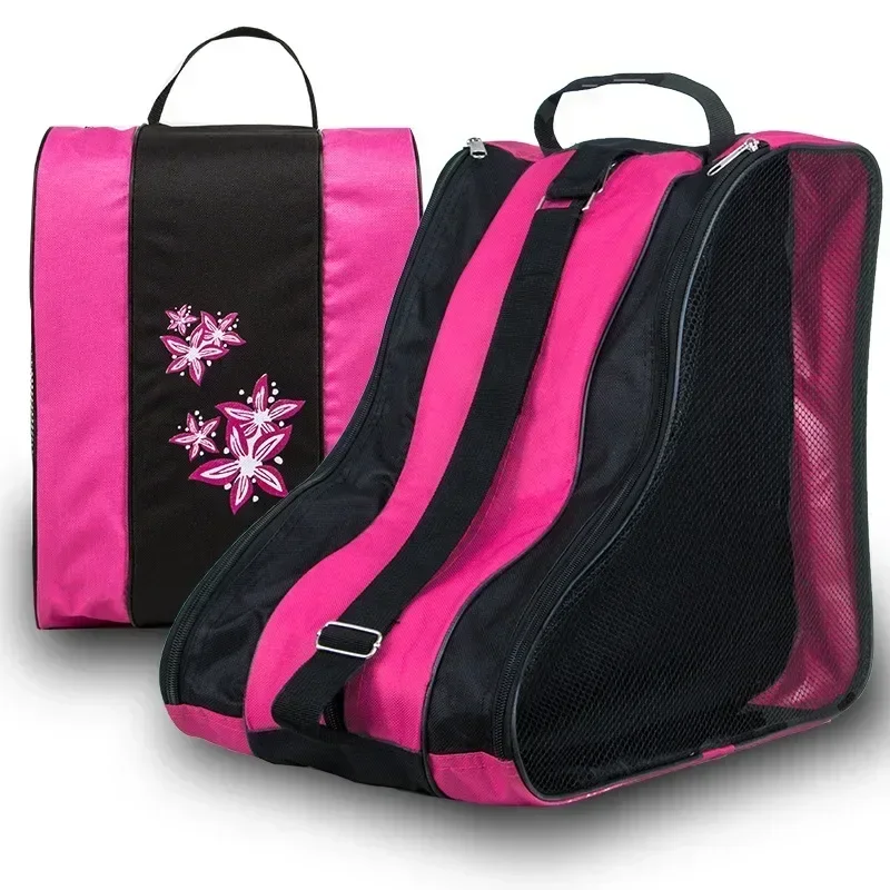 3-layer breathable ice skating roller skates bag, handbag, children's roller skating shoulder bag 4
