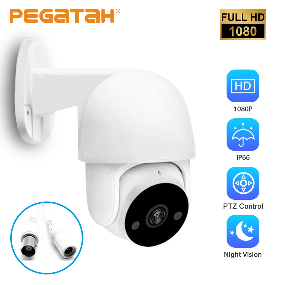 1080P AHD Camera PTZ Surveillance CCTV Cameras IP66 Waterproof Home Security Indoor/Outdoor Infrared Night Vision Analog Cameras